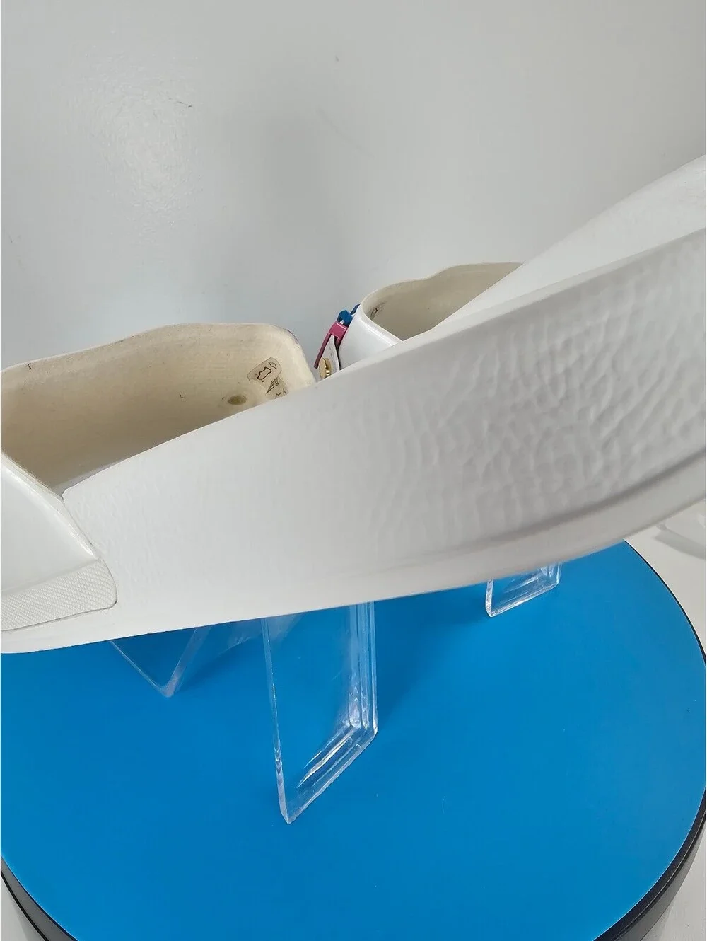 Moschino ​white rubber